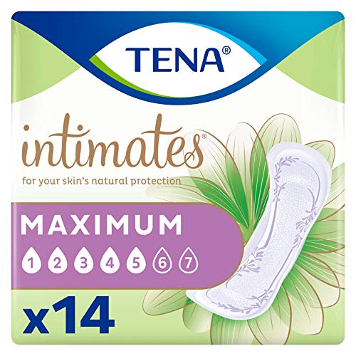 TENA Intimates Maximum Long Female Incontinent Pad Regular Length...