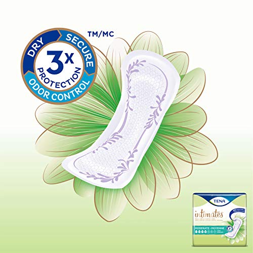 Tena Intimates Moderate Absorbency Incontinence/Bladder Control P...