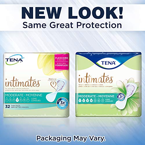 Tena Intimates Moderate Thin Incontinence and Bladder Control Pad...