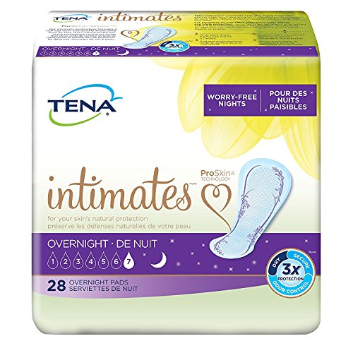 TENA Intimates Overnight Female Incontinent Pad Overnight 16 L 5...