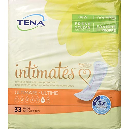 TENA Intimates Ultimate Female Incontinent Pad Regular Length 16...