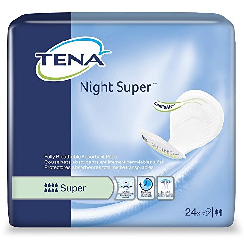 TENA Night Super Unisex Incontinence LIner 2 Piece 27 L 62718, 4...