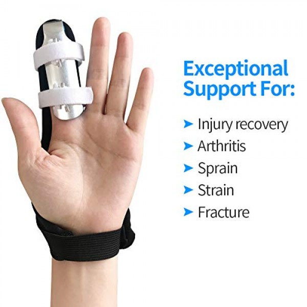 Finger Splint, Teroys Trigger Finger Support Brace for Mallet Mid...