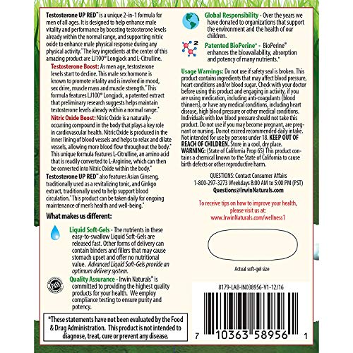 Testosterone UP RED 120 ct. packof 2