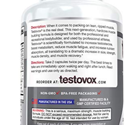 Hardcore Muscle Builder and T Boost - Testovox Build...