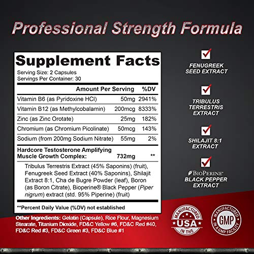 Hardcore Muscle Builder and T Boost - Testovox Build...