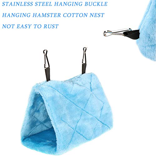 Tfwadmx 2Pcs Bird Tent Plush Hammock Warm Hut Hanging Nest for Ca...