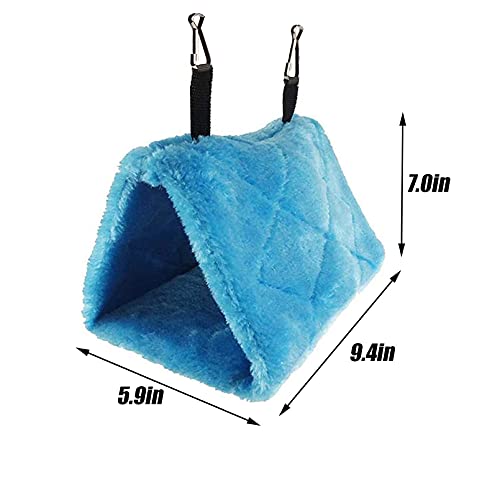 Tfwadmx 2Pcs Bird Tent Plush Hammock Warm Hut Hanging Nest for Ca...