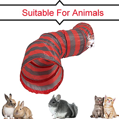 Tfwadmx Bunny Tunnel Rabbit Tunnels and Tubes, Collapsible Hideou...