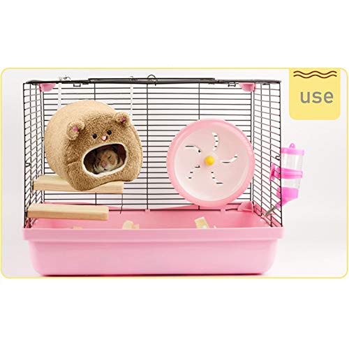 Tfwadmx Rat Bed, Hamster Nest Fleece Hut Winter Warm House Sleep ...