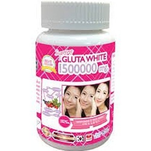 2X Supreme Gluta White 1500000 Mg. Whitening & Anti Aging, 1 Bot...