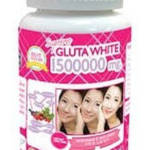 2X Supreme Gluta White 1500000 Mg. Whitening & Anti Aging, 1 Bot...