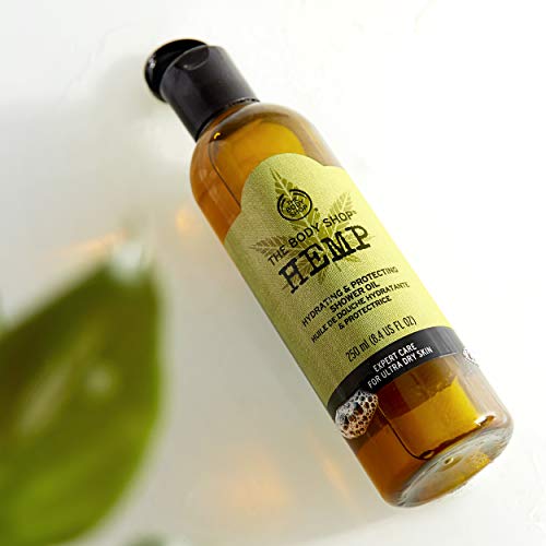 The Body Shop, Hydrating and Protecting Shower Oil, Hemp, 8.4 Fl Oz