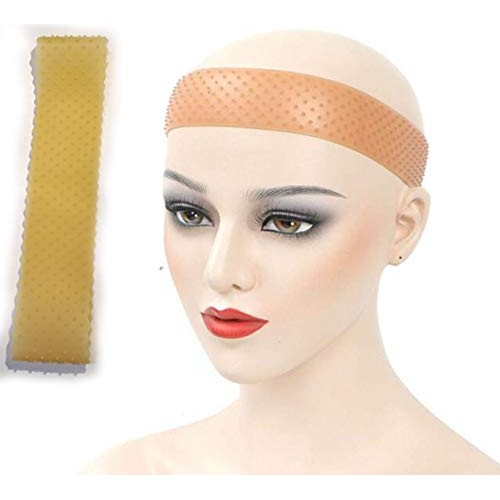 Brown Silicone Wig Grip Transparent Silicone Wig Bands Non Slip H...