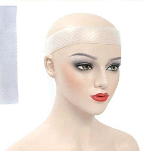 White Silicone Wig Grip Transparent Silicone Wig Band Sweatproof ...