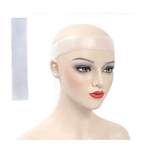 White Silicone Wig Grip Transparent Silicone Wig Band Sweatproof ...
