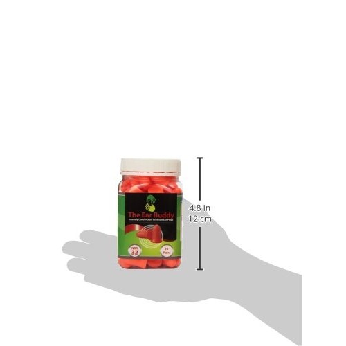 The Ear Buddy Premium Soft Foam Ear Plugs for Sleeping Noise Canc...