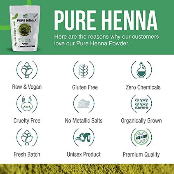 100% Pure Henna Powder For Hair Dye - Red Henna Hair Color, Best ...