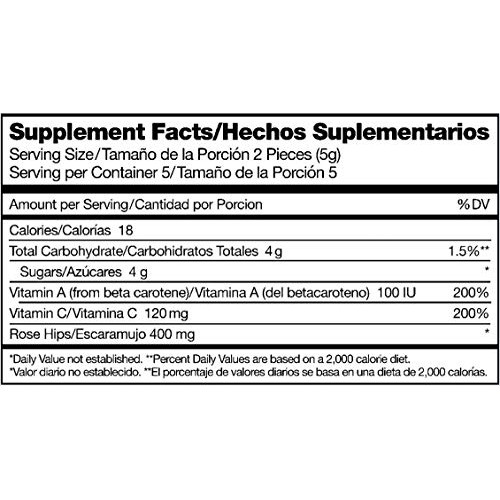 Immune Support Gummies with Natural Vitamin C and Rose Hip Extrac...