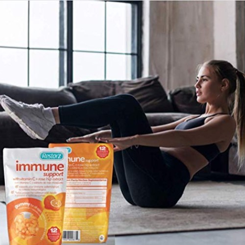 Immune Support Gummies with Natural Vitamin C and Rose Hip Extrac...