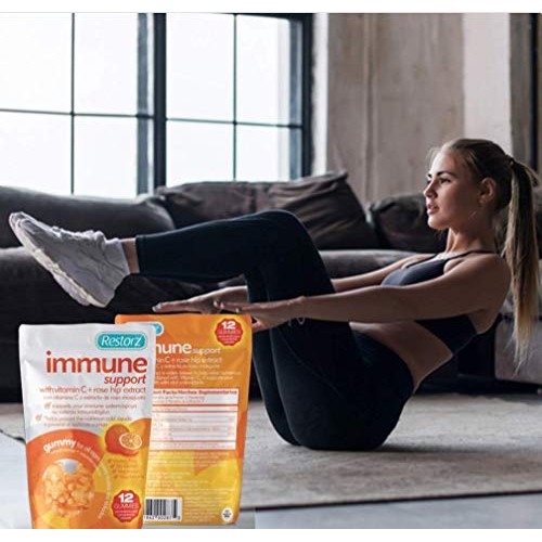 Immune Support Gummies with Natural Vitamin C and Rose Hip Extrac...