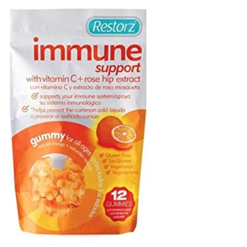 Immune Support Gummies with Natural Vitamin C and Rose Hip Extrac...
