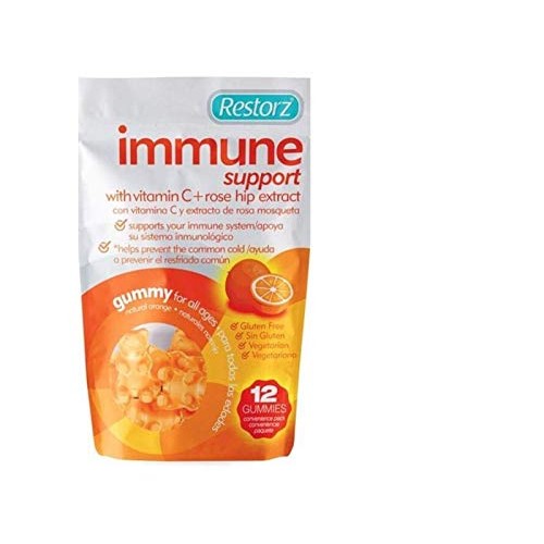 Immune Support Gummies with Natural Vitamin C and Rose Hip Extrac...