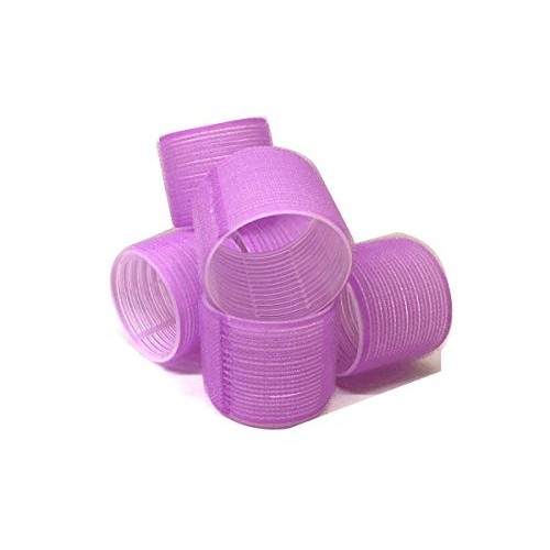 6 Pack Super Jumbo Self Grip Hair Rollers Pro Salon Hairdressing ...