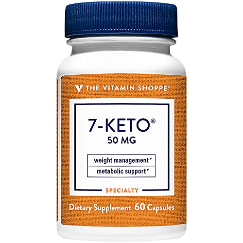 The Vitamin Shoppe 7Keto 50 MG Promotes Fat Metabolism, Can Be Us...