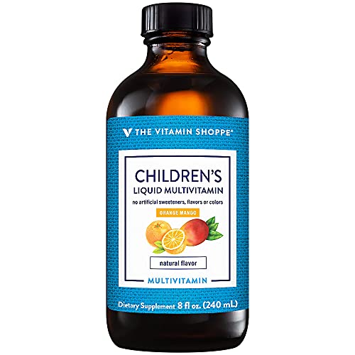The Vitamin Shoppe Childrens Liquid Multivitamin, Natural Orange...