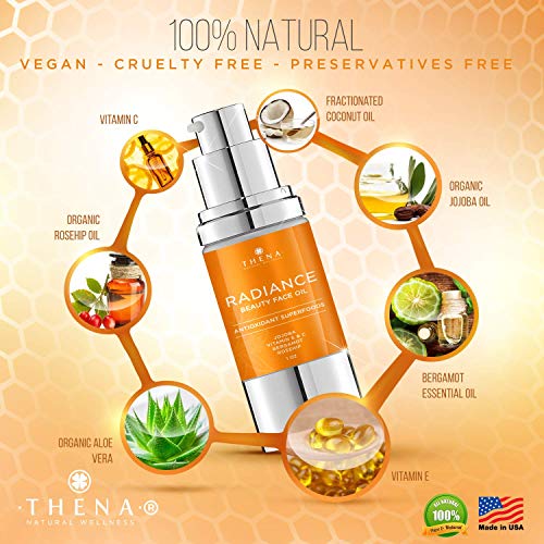Organic Facial Oil For Gua Sha Anti Aging Face Oil Serum With Hyd...