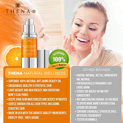 Organic Facial Oil For Gua Sha Anti Aging Face Oil Serum With Hyd...