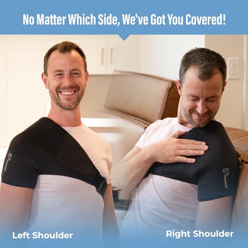 TheraICE Shoulder Ice Pack Wrap/Reusable Ice Pack for Rotator Cuf...