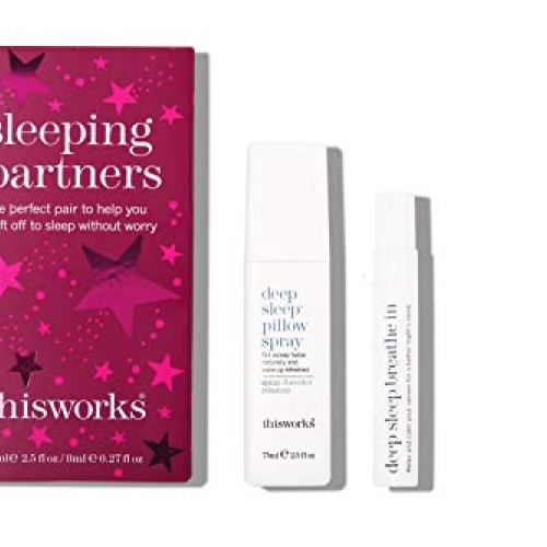 thisworks Sleeping Partners Gift Set: Deep Sleep Pillow Spray 75m...