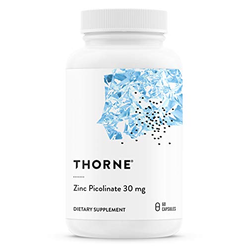 Thorne Research - Zinc Picolinate 30 mg - Well-Absorbed Zinc Supp...