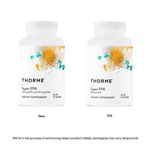 Thorne Super EPA - Omega-3 Fatty Acids EPA 425mg and DHA 270mg Su...