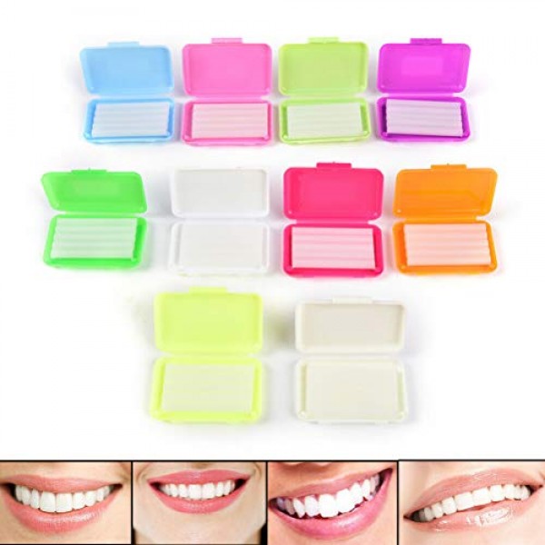 10 Scent Dental Wax,Orthodontics Wax for Oral Care and Gum Protec...
