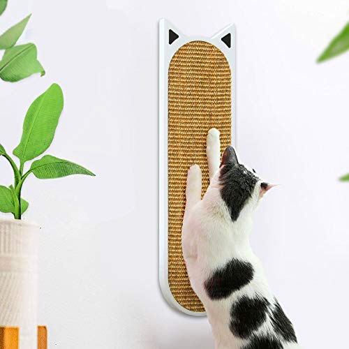 THUNDESK Cat Scratching Post Wall Mounted Cat Scratcher for Impro...