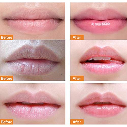 Lip Scrub+Lip Sleeping Mask Double Effect with Collagen Peptides,...