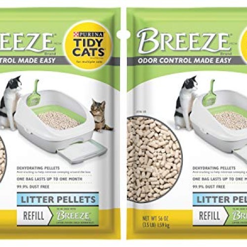 Purina Tidy Cats BREEZE Cat Litter Pellets Refill 3.5 lb. bag Pa...