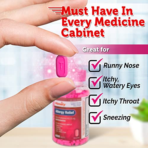 Timely Allergy Relief Diphenhydramine HCl 25 mg - 650 Caplets - C...