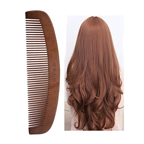 Timetries Retro Wide Tooth Hair Comb - Natural Detangling Wooden ...