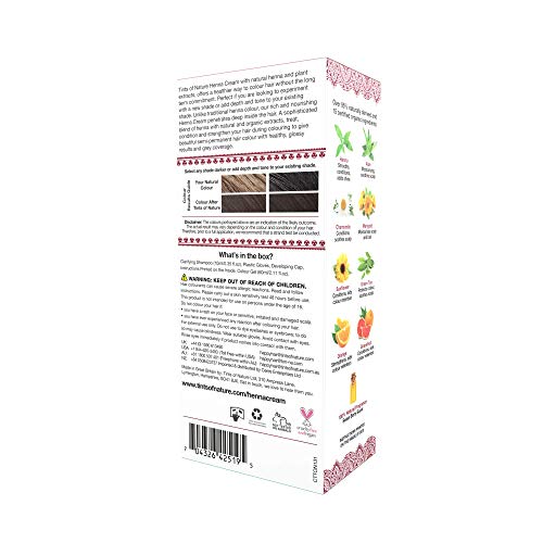 Tints of Nature Chocolate Semi-Permanent Henna Cream Hair Colour ...