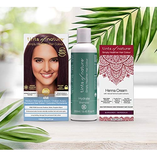 Tints of Nature Chocolate Semi-Permanent Henna Cream Hair Colour ...
