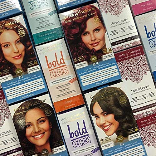 Tints of Nature Chocolate Semi-Permanent Henna Cream Hair Colour ...
