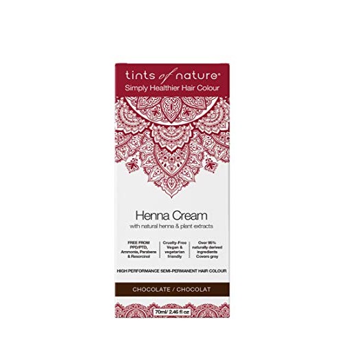 Tints of Nature Chocolate Semi-Permanent Henna Cream Hair Colour ...