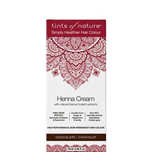 Tints of Nature Chocolate Semi-Permanent Henna Cream Hair Colour ...