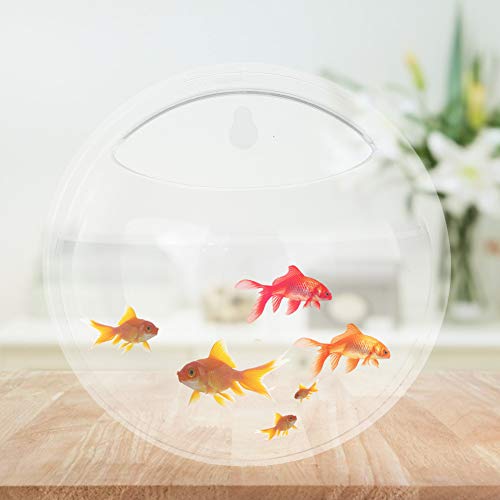 TITA-DONG Wall Hanging Fish Tank,3 Pack Hanging Fish Bowl,Transpa...