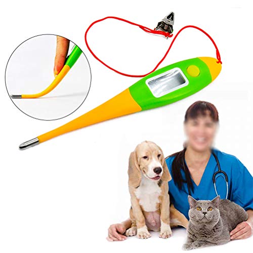 Pet Thermometer, Professiona Pets Electronic Thermometer Dog Digi...