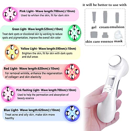Facial Wand Massager 6 in 1 Beauty Face Machine